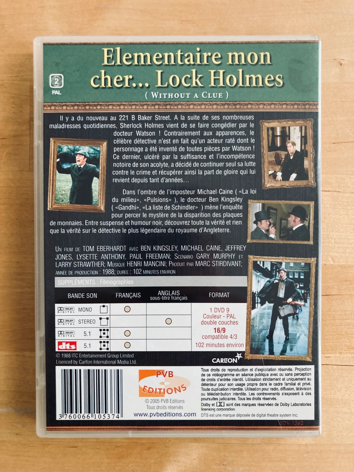 DVD Elementary mijn lieve Lock Holmes Michael Caine. – photo 3